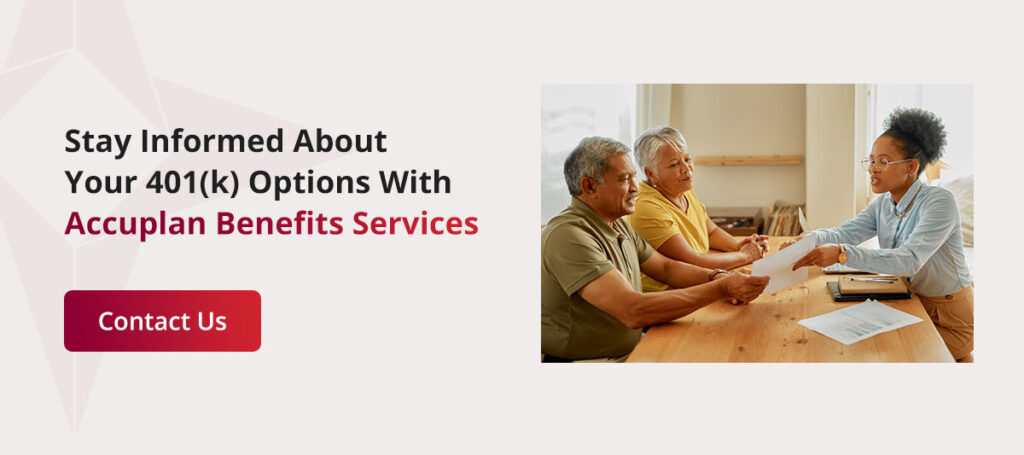 stay informed about your 401k options